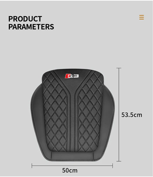 Coussin de siège automobile pour Audi Q3 Q4 Q5 Q6 Q7 Q8, housses de siège automobile 3D respirantes, coussin de siège arrière