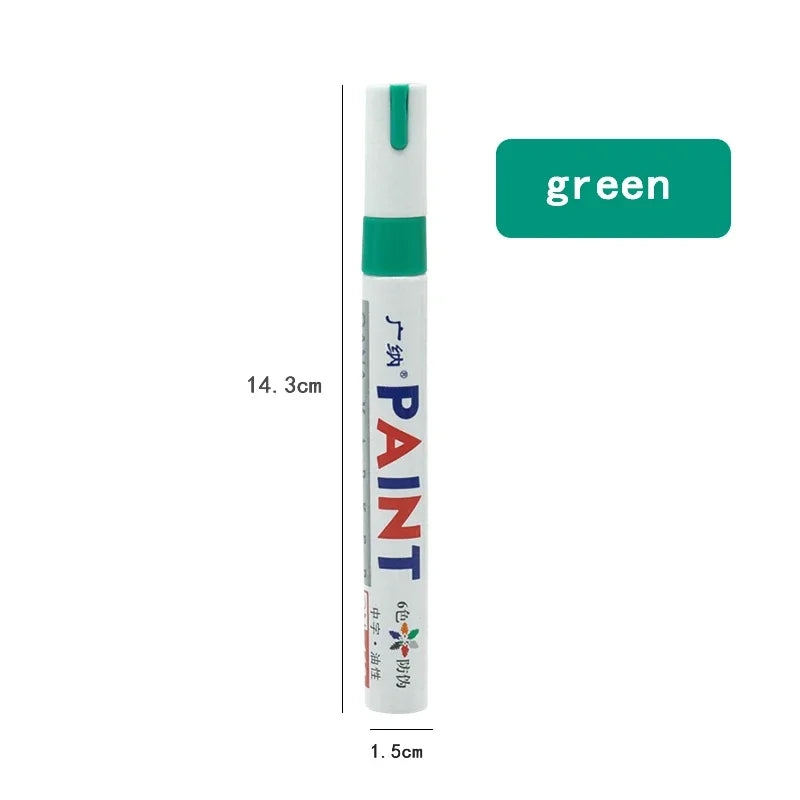 1/12Pcs Stylo Peinture Paint Markers Étanche Auto Pneu Oil-Based Stylo Peinture Lot Quick Dry et Permanent – Roues & freinage