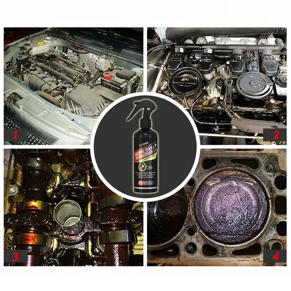 Nettoyant puissant pour compartiment moteur de voiture, produit de décontamination pour l'entretien automobile - OURANE.COM