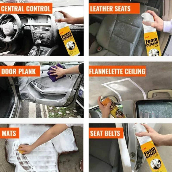 Nettoyant mousse multi-usages pour la maison, nettoyants en spray, agent pour livres, intérieur de voiture, marchés automobil
