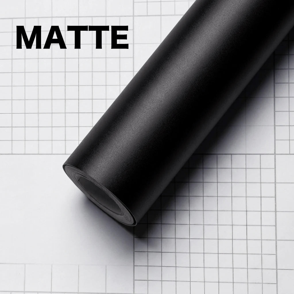 Film de décoration de moto en vinyle de Fiber de carbone, accessoires mats, autocollant noir brillant 3D 4D 5D 6D, couverture en feuille automobile