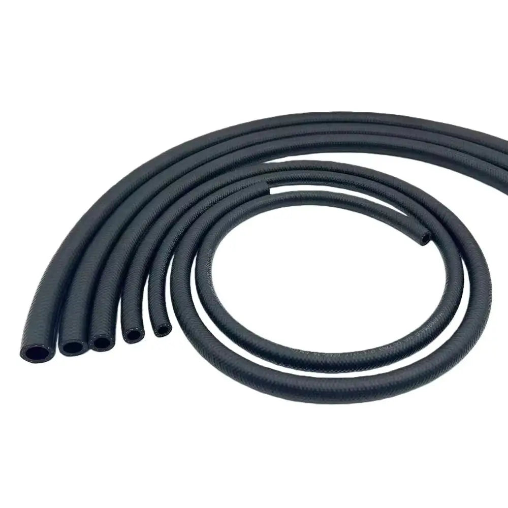 New Multifunctional Auto Durites de Carburant ID 4 5 6 8 10 12 14mm avec Pipe Clamp NBR Oil Resistant Hose Oil Pipe – Admissi