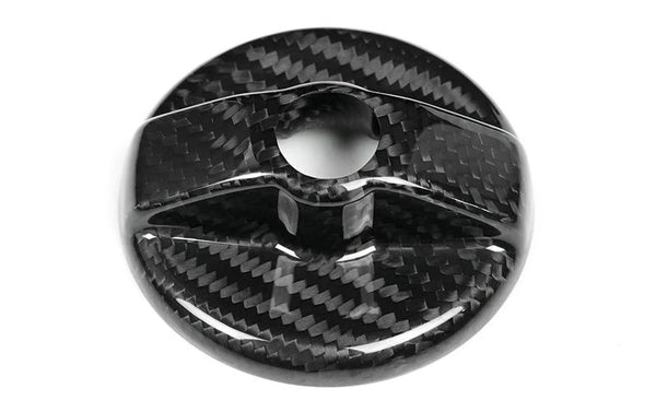 Kit de personnalisation du compartiment moteur en véritable fibre de carbone pour Fiat 500 Abarth 595 695 595C 695C : bouchon