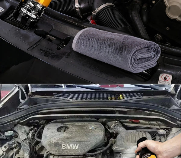 Nettoyant moteur Hydroshine : Décontamination puissante pour le compartiment moteur de la voiture, outil de nettoyage, spray