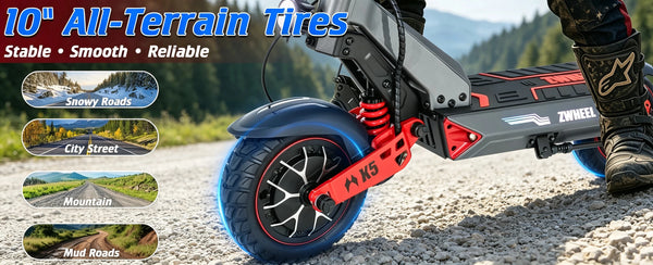 Trottinette électrique adulte 2400W double moteur - Batterie lithium 48V 20Ah, jusqu'à 80 km d'autonomie, pneus tout terrain
