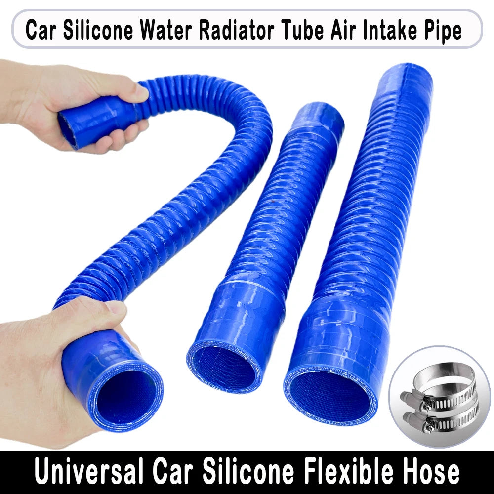 ID 16~75MM Bleu Universel Auto Silicone Durite Flexible Intercooler Hose Admission d’air Pipe Radiateur Tube 32 35 38 40 45 5