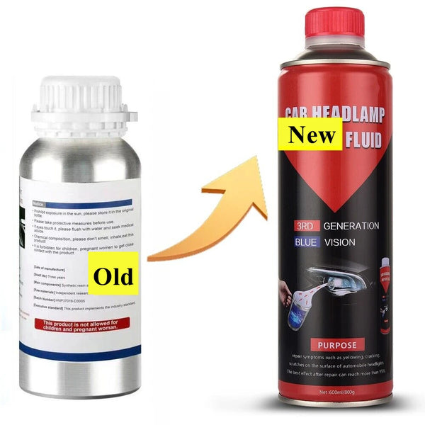 Liquide de restauration de phares de voiture, nettoyant revitalisant, liquide de réparation de phares, liquide polymère pour