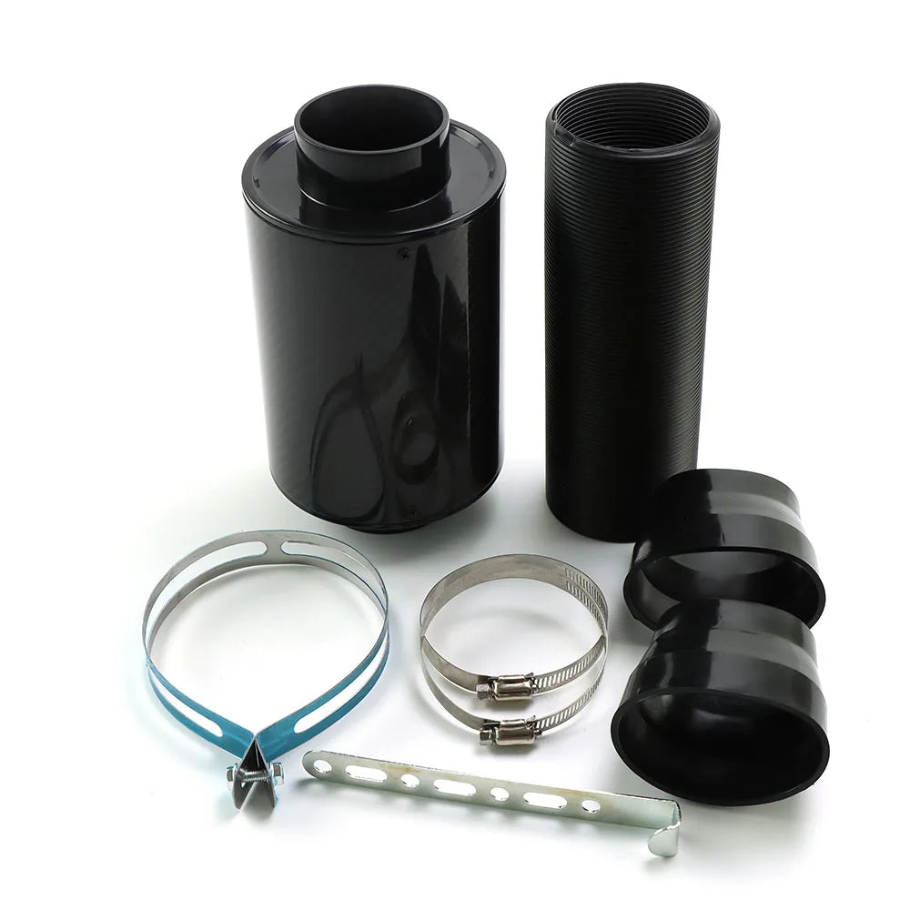 Kit Admission d’Air Froid 76 mm Aspect Carbone avec Boîte à Air – Admission & performance | OURANE.COM