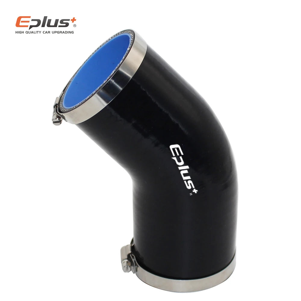 Durite Silicone Renforcée 45° pour Turbo et Intercooler – Bleue – Admission & performance | OURANE.COM