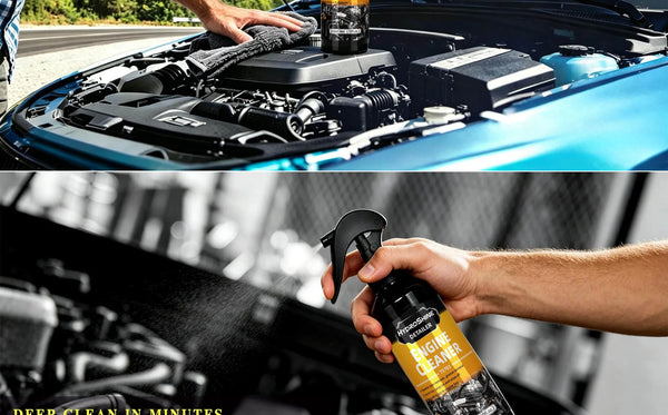 Nettoyant moteur Hydroshine : Décontamination puissante pour le compartiment moteur de la voiture, outil de nettoyage, spray