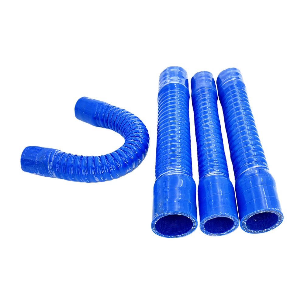 ID 16~75MM Bleu Universel Auto Silicone Durite Flexible Intercooler Hose Admission d’air Pipe Radiateur Tube 32 35 38 40 45 5