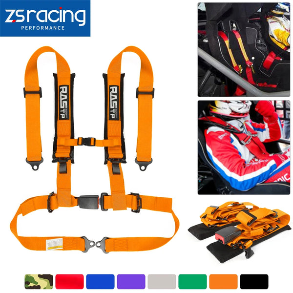 ZSRacing 2” Four Point libération rapide Bolt montage siège baquet sport ceinture haute qualité Strap nylon Sponge Belts harnais de sécurité BAG091 — OURANE