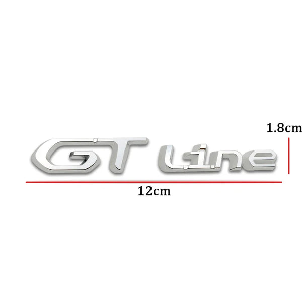 Badges métalliques GTI pour ailes Peugeot — OURANE