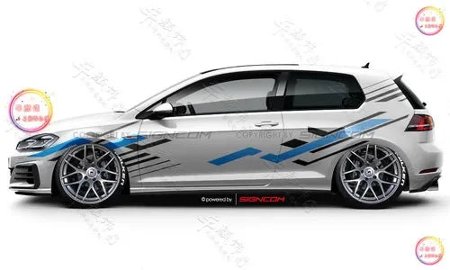 Autocollants sport en vinyle pour Volkswagen Golf 7, Golf 8 GTI et Polo — vue 21