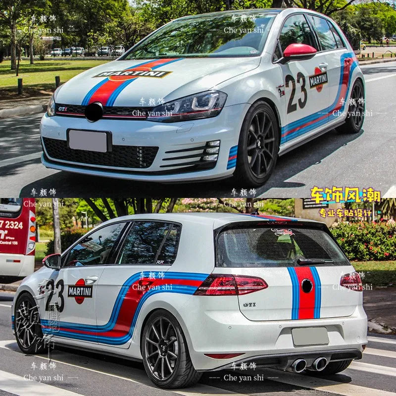 Autocollants de carrosserie sport pour Volkswagen Golf 6, 7 et 8 GTI — vue 10