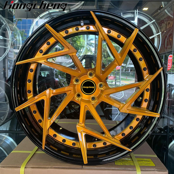 Nouveau modèle de jantes forgées 26 pouces, 2 pièces, 19 pouces, 5x114.3, 5x113, 5x112 pour voitures de tourisme Granturismo