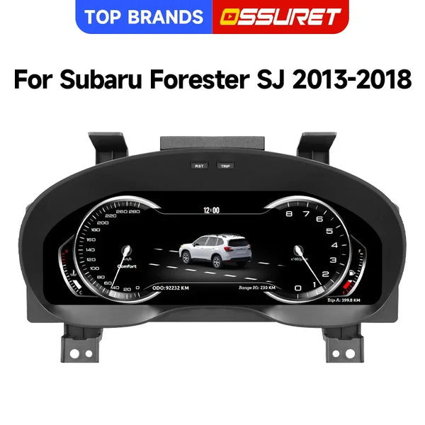 Compteur numérique OSSURET Subaru Forester SJ, 12,3 pouces — vue 1