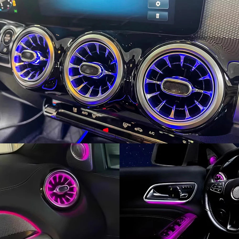 Kit Éclairage d’Ambiance 12/64 Couleurs Mercedes A, CLA et GLA – Éclairage LED | OURANE.COM