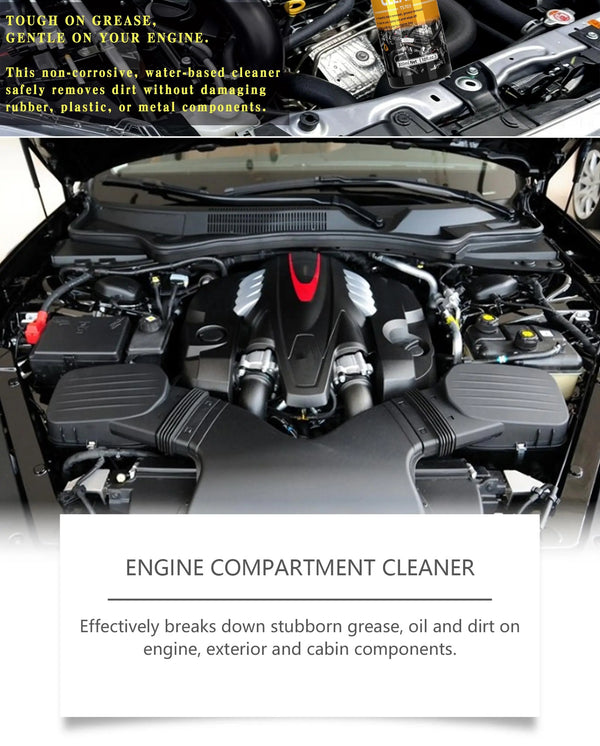 Nettoyant moteur Hydroshine : Décontamination puissante pour le compartiment moteur de la voiture, outil de nettoyage, spray
