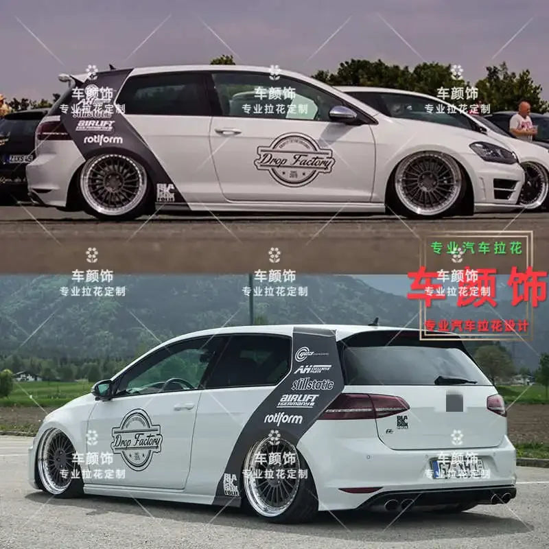 Décorations de carrosserie en vinyle pour Volkswagen Golf 6, Golf 7 GTI et Polo — vue 17