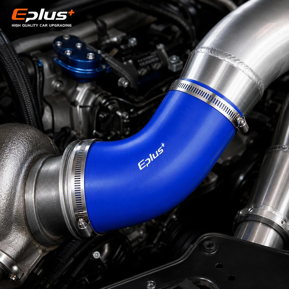 Durite Silicone Bleue 45° avec Colliers pour Turbo et Intercooler – Admission & performance | OURANE.COM