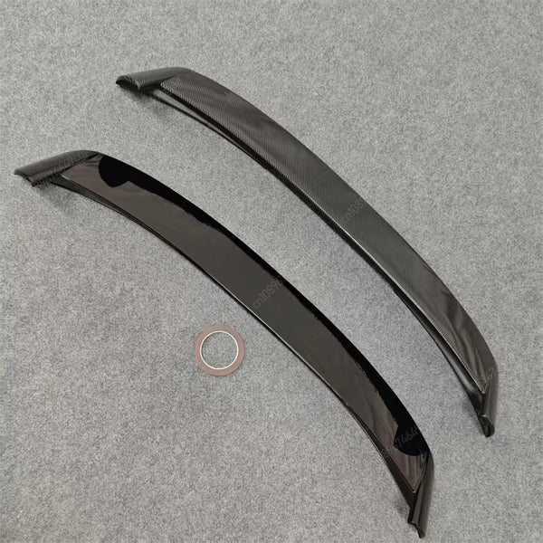 Aileron de coffre arrière de voiture, capuchon de spoiler de toit, aileron arrière noir brillant, accessoires pour Seat Ibiza