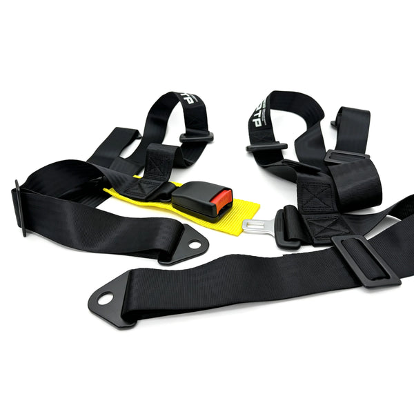 2 pouces origine universel siège baquet sport ceinture sécurité Four-point Fixing montage Drifting auto ceinture de sécurité auto — OURANE