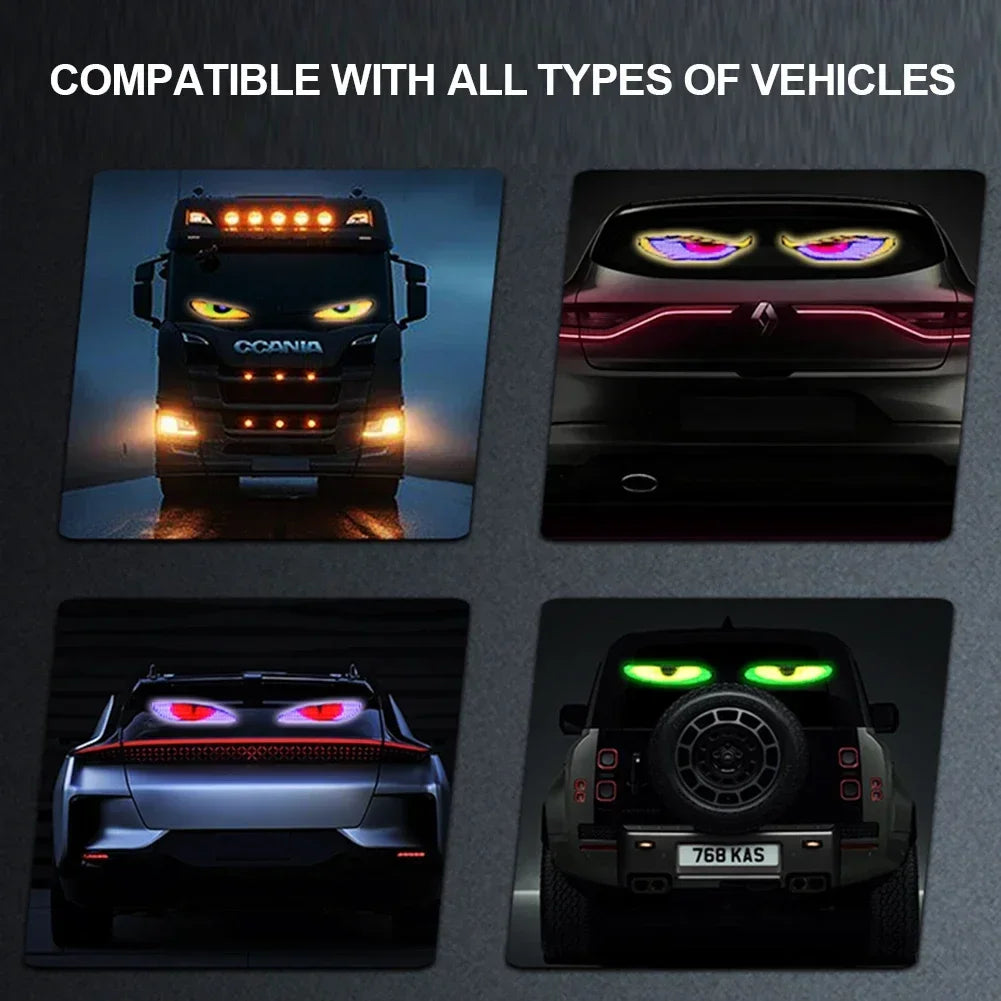 Devil‘s Eyes Truck Auto RGB LED Pixel Panel Éclairage Contrôle par Application Soft Foldable Ambient Éclairage DIY Programmab