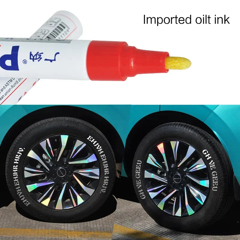 1/12Pcs Stylo Peinture Paint Markers Étanche Auto Pneu Oil-Based Stylo Peinture Lot Quick Dry et Permanent – Roues & freinage