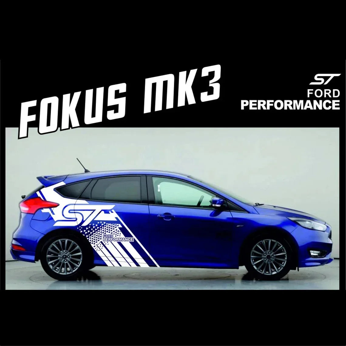 Kit Déco Vinyle Intégral Ford Fiesta ST – Style Ford Performance – Carrosserie & style | OURANE.COM
