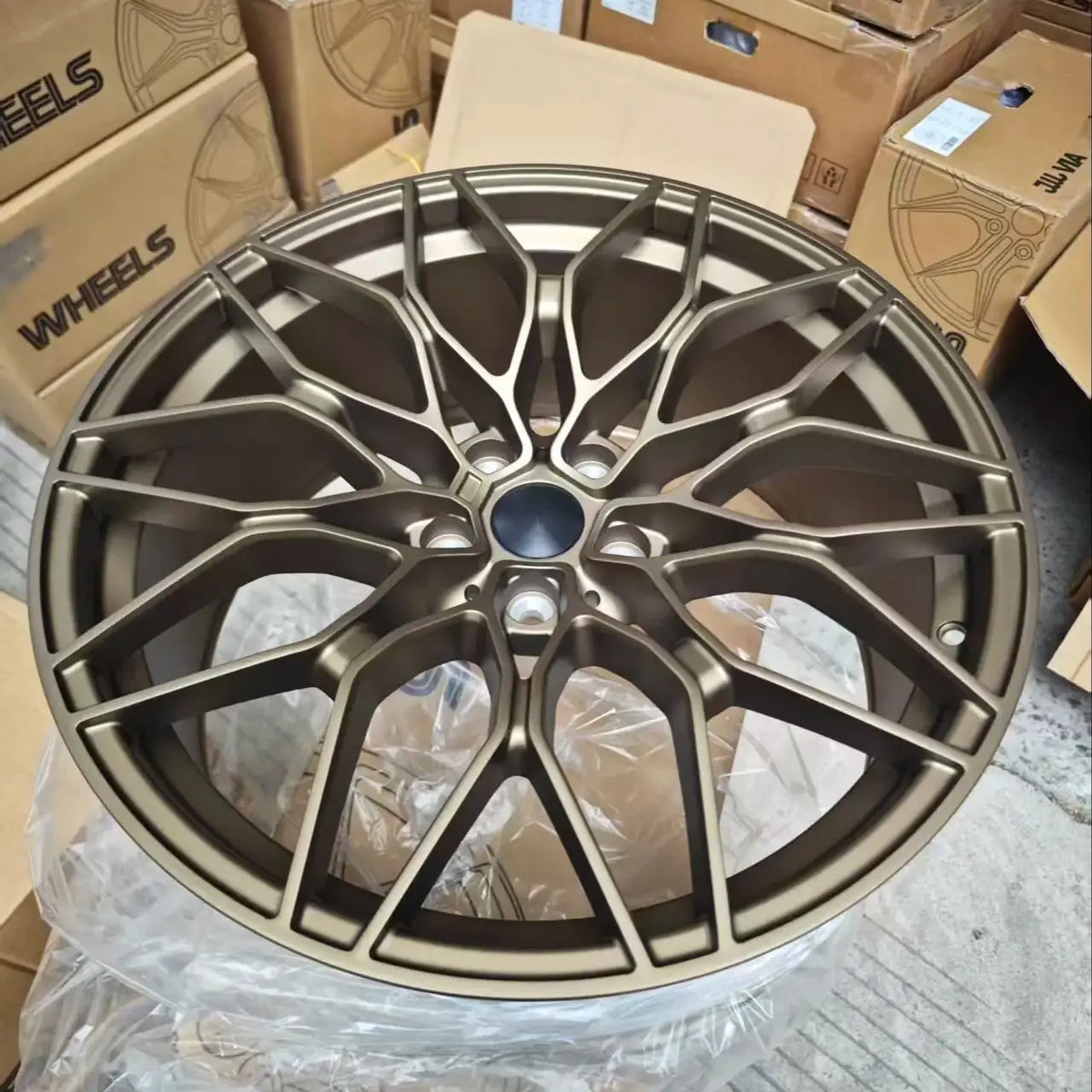 Jantes Coulées design maillé Bronze/Noir Brillant pour BMW M3/M4/M5 — vue 4