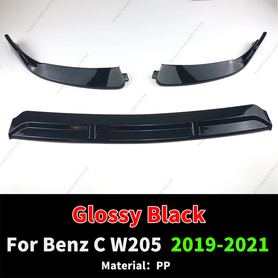 Lame Avant Aspect Carbone Style Brabus pour Mercedes Classe C W205 – Carrosserie & style | OURANE.COM