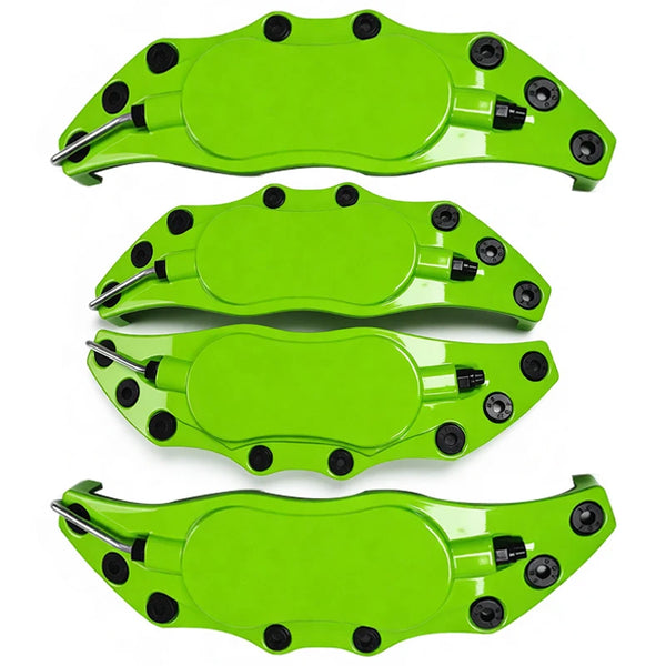 4 Pièces Cache-étriers de frein métalliques pour voiture, Coques de protection anti-poussière pour étriers de frein pour Audi