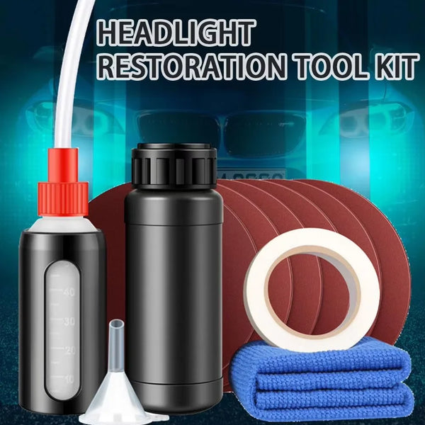 Kit rénovation phares avec liquide 200 ml — vue 2