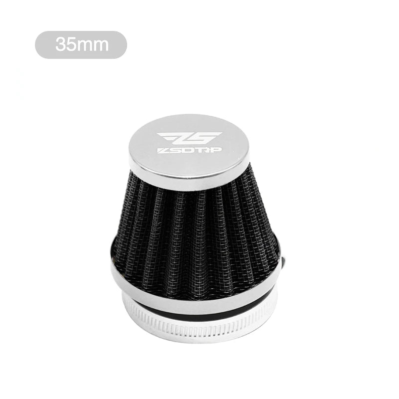 ZSDTRP Universel Moto Carburetor Clamp-On Filtre à Air 35mm 38mm 42mm 45mm 50mm 55mm 58mm Inlet Tapered Cleaner – Admission &