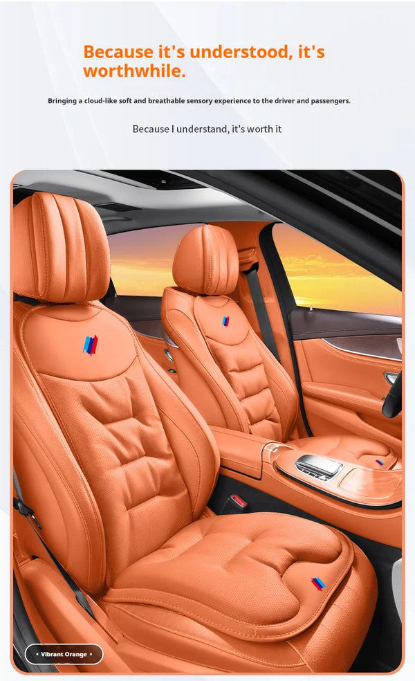 Housse de siège automobile pour BMW M Power X3 X4 X5 X7 E36 E39 E46 E60 E65 E90 F10 F15 F20 F25 F30 G20 G30 G05, coussin de p
