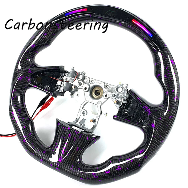 Volant en fibre de carbone forgé sur mesure pour Infiniti Q50 Q50s 2014-2026 Red Sport JDM Racing Performance Sport Styl