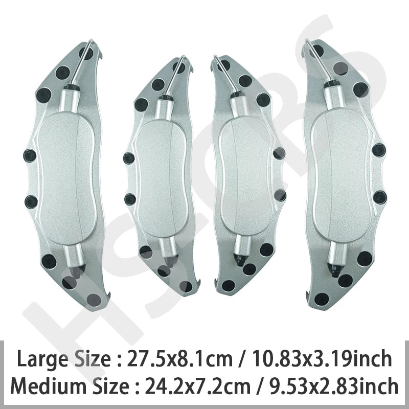 Lot de 4 Caches d’Étriers Métalliques pour Audi, BMW, Mercedes, VW et Peugeot – Roues & freinage | OURANE.COM