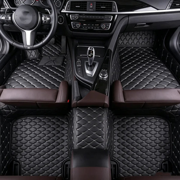 Tapis de sol de voiture sur mesure 7D moulés avec précision pour Volkswagen Golf Mk6 5K 2008-2013, 5 places, ajustement , en