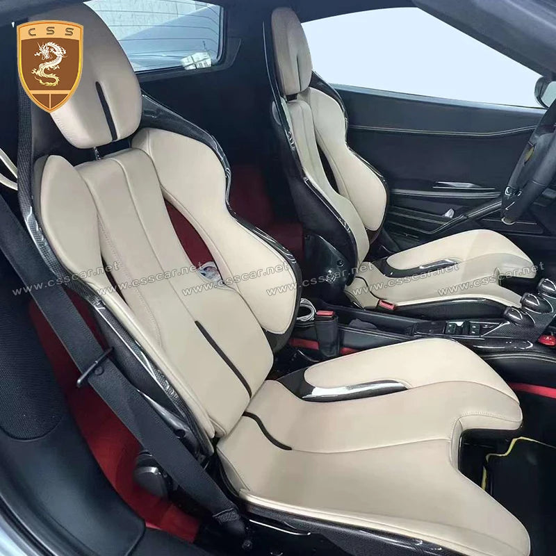 Siège Baquet Réglable en Carbone Sec pour Ferrari SF90 et 296 GTB – Habitacle & sièges | OURANE.COM