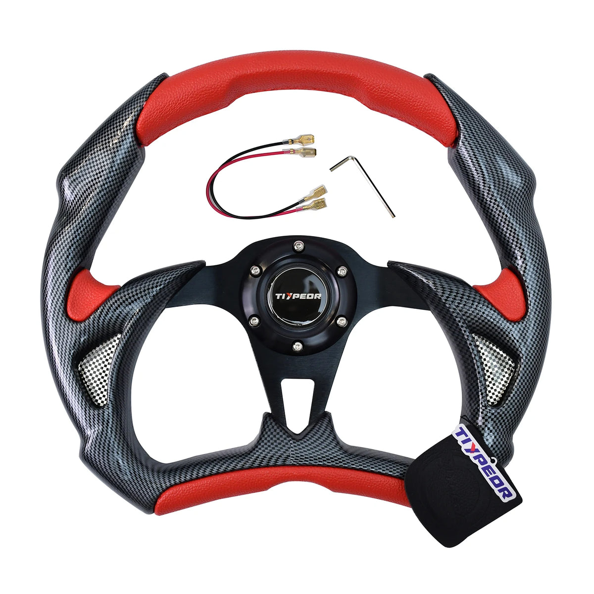 Volant de Simulation de course Type D avec Klaxon – Multi-Marques — vue 1
