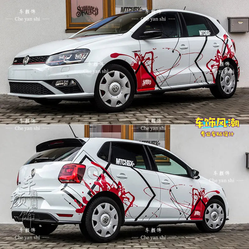 Autocollants de carrosserie sport pour Volkswagen Golf 6, 7 et 8 GTI — vue 6