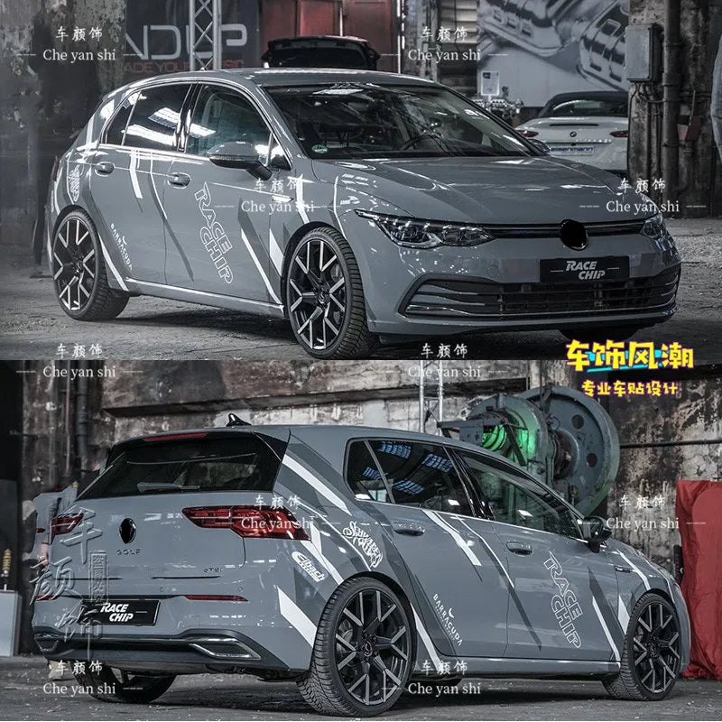 Autocollants de carrosserie sport pour Volkswagen Golf 6, 7 et 8 GTI — vue 5