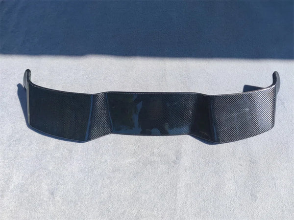 Becquet de haute qualité en Fiber de carbone / FRP, kit de carrosserie d'aile arrière de toit pour Renault Clio hayon 2013 -