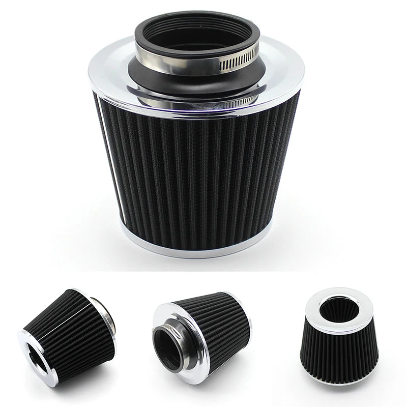 Kit Admission d’Air Froid Universel 76 mm avec Filtre Haut Débit – Admission & performance | OURANE.COM