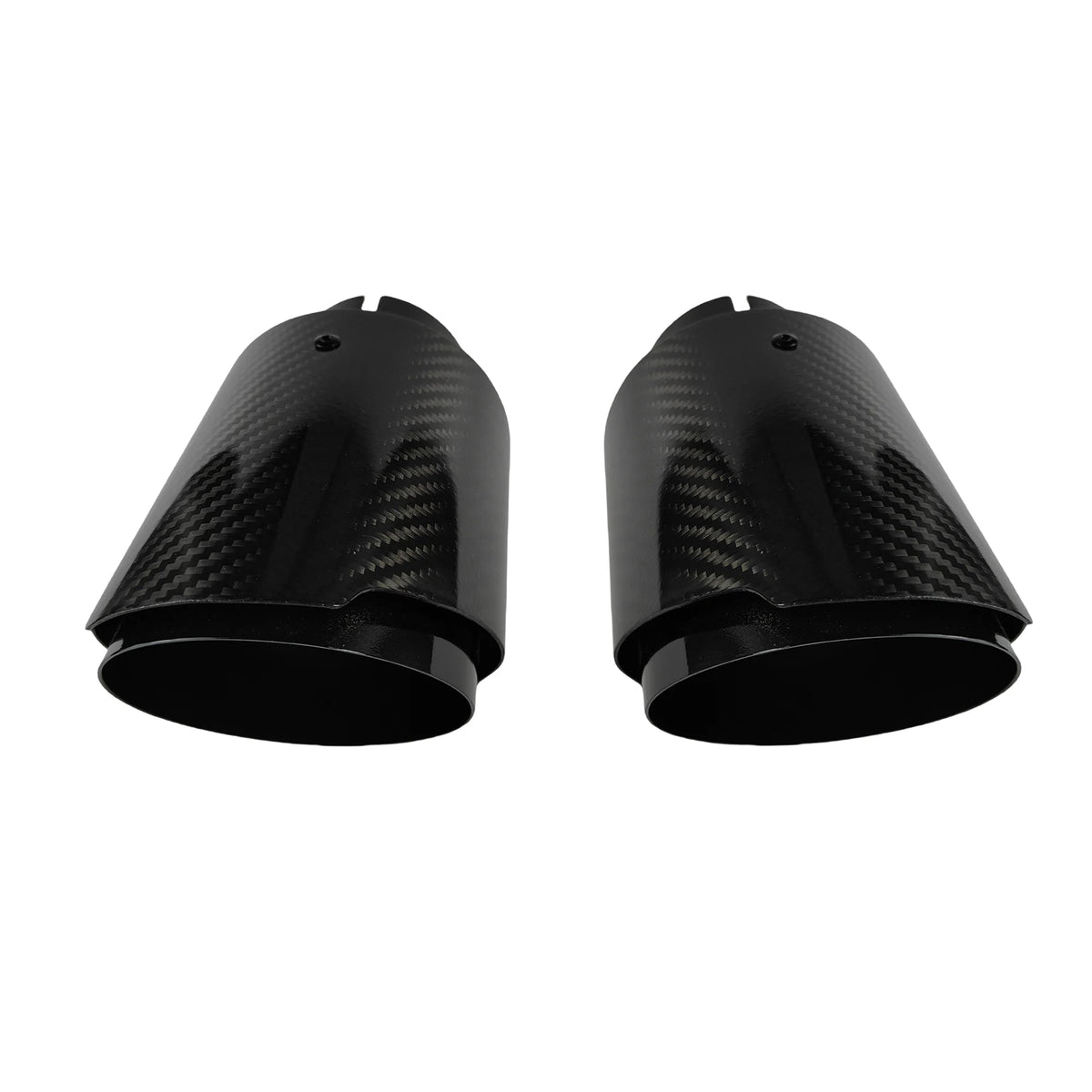 Embout d'Échappement Carbone – Silencieux Inox Brillant — vue 3