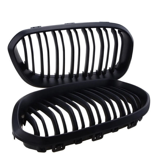 XVIP calandre de course de calandre de pare-chocs avant pour BMW série 1 F20 F21 2015-2019 Grilles noires brillantes à Double