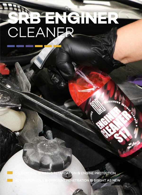 Nettoyant et dégraissant pour baie moteur - Efficace pour voitures, moteurs, sols, usage domestique - nettoie rapidement la g