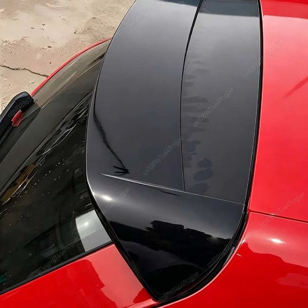 Aileron de coffre arrière de voiture, capuchon de spoiler de toit, aileron arrière noir brillant, accessoires pour Seat Ibiza