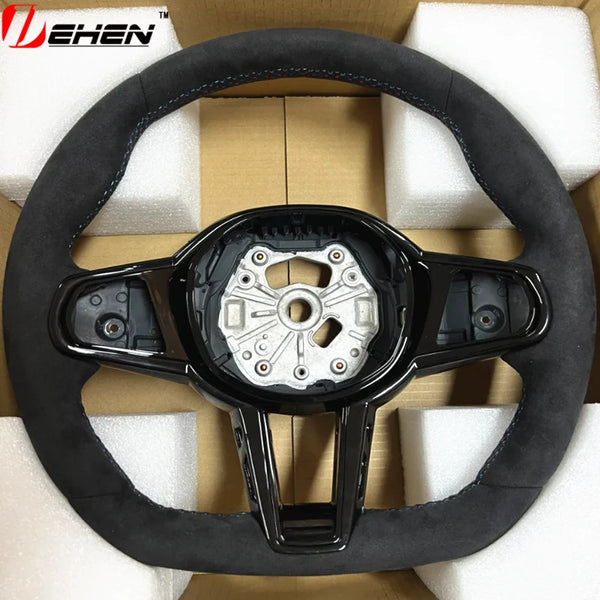 Volant de voiture en cuir amélioré pour BMW Série 3 4 5 G01 G02 G05 G20 G80 G82 G22 G26 G30 G32 G87 F90 F95 Accessoires autom